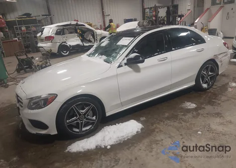2017 Mercedes-Benz C 300 4Matic/Luxury 4Matic/Sport 4Matic from USA, damaged, VIN 55SWF4KB3HU214054